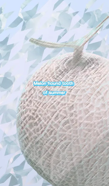 夏のメロンハウンドトゥースの着せ替えメイン画像