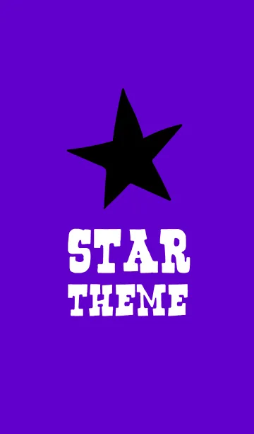 [LINE着せ替え] スター シンプル 9の画像1