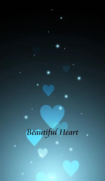[LINE着せ替え] - Beautiful Summer Blue Heart -の画像1