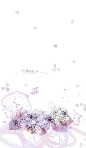 [LINE着せ替え] artwork_Hydrangea 2の画像1