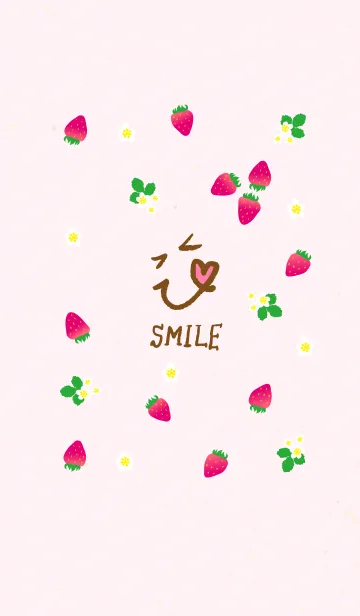 [LINE着せ替え] いちご-スマイル9-の画像1