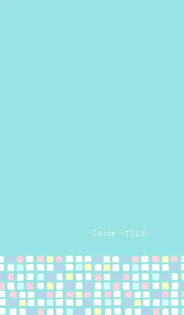 [LINE着せ替え] Color -TILE- 39 -Summer Style-の画像1
