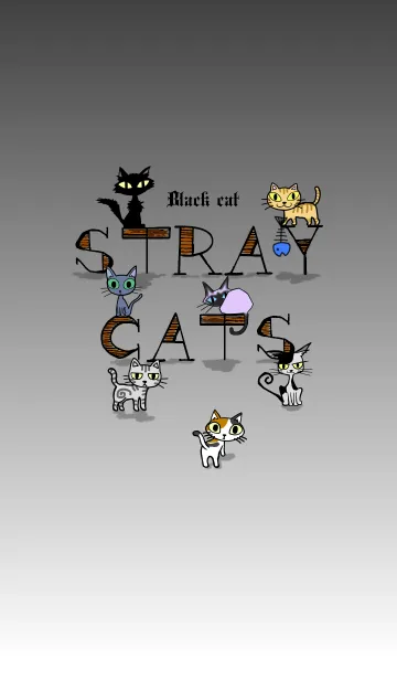 STRAY CATS -Black cat-の着せ替えメイン画像