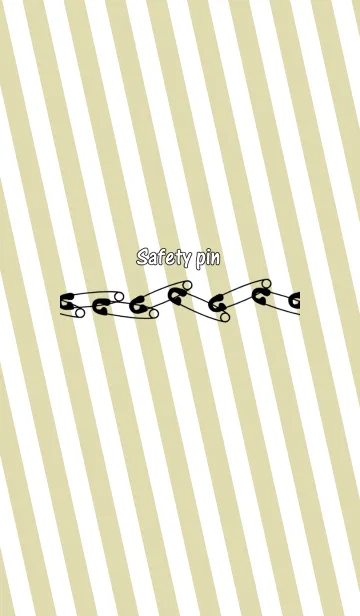 [LINE着せ替え] Safety pin -Antique color-の画像1