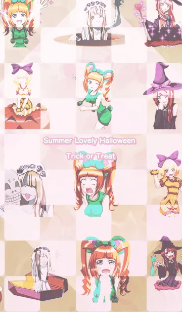 [LINE着せ替え] 夏のラブリーハロウィン〜Trick or Treat〜の画像1