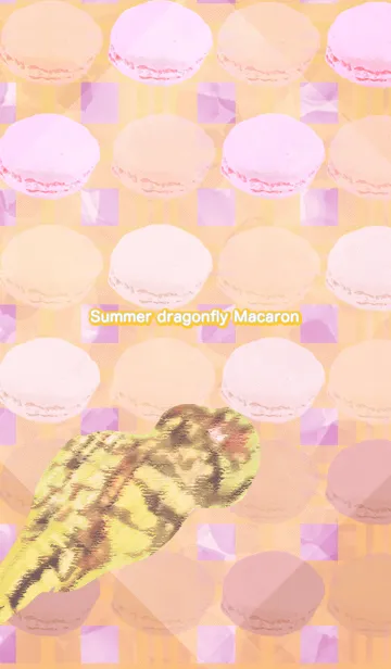 [LINE着せ替え] 夏のトンボマカロンの画像1