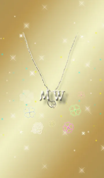 [LINE着せ替え] イニシャル M＆W(運気を上げる着せ替え)の画像1