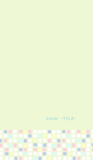 [LINE着せ替え] Color -TILE- 41 -Summer Style-の画像1