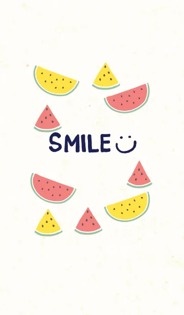 [LINE着せ替え] 夏 スイカ-スマイル13-の画像1