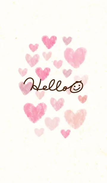 [LINE着せ替え] 大人スマイルとハート25の画像1