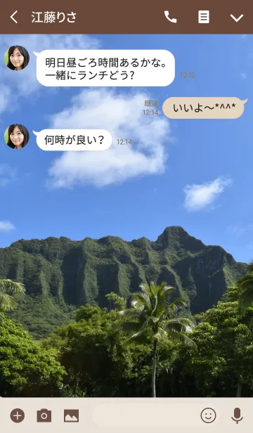[LINE着せ替え] ALOHA KUALOA THEME.の画像3