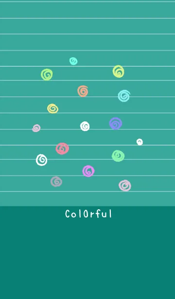 [LINE着せ替え] カラフル夏の画像1