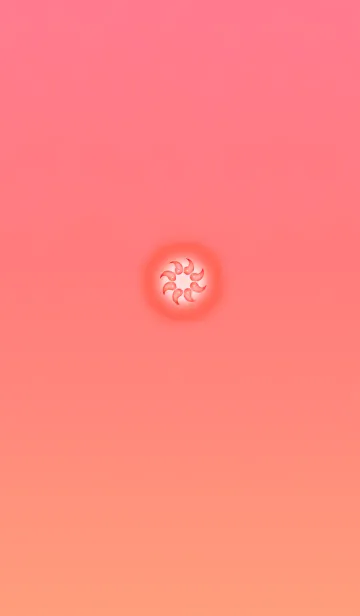 [LINE着せ替え] 幸運勾玉レッドオレンジの画像1