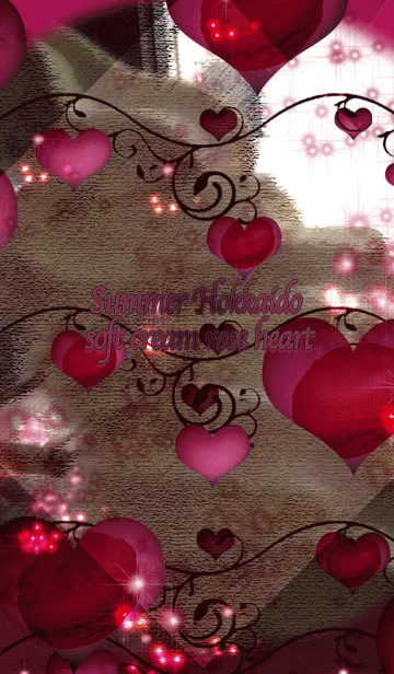 [LINE着せ替え] 夏の北海道のソフトクリームローズハートの画像1