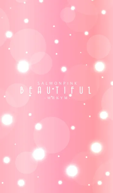 [LINE着せ替え] BEAUTIFUL -SALMON PINK-の画像1