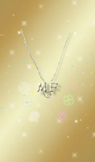 [LINE着せ替え] イニシャル M＆F(運気を上げる着せ替え)の画像1
