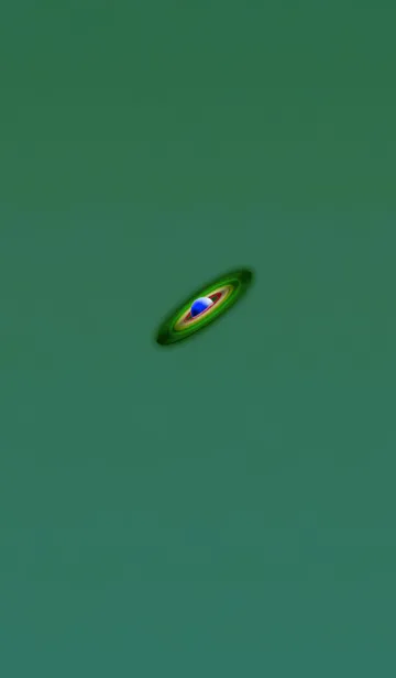 [LINE着せ替え] 惑星グラデーションブラックグリーン大人の画像1