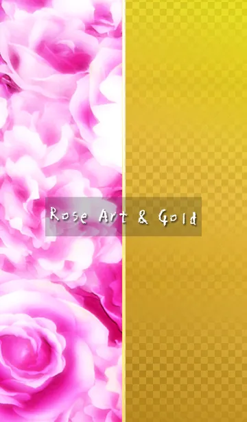 [LINE着せ替え] Rose Art ＆ Gold -Otona-の画像1