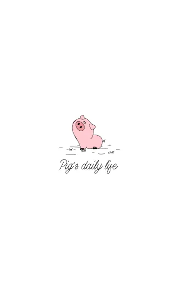 [LINE着せ替え] Pig's daily life Theme.の画像1