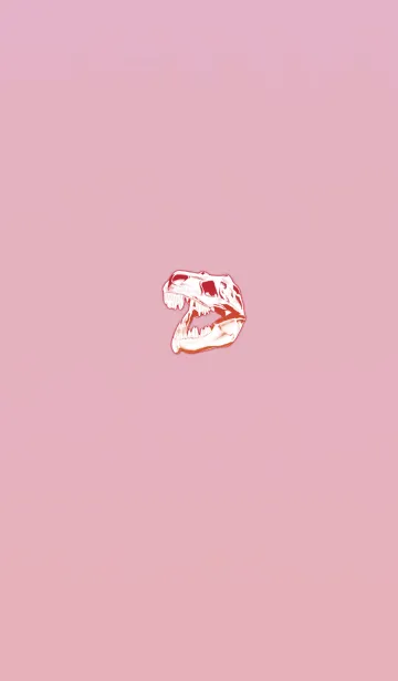 [LINE着せ替え] 骨骨レッドの画像1