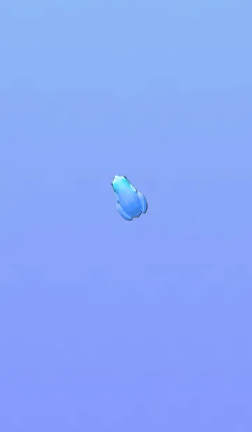 [LINE着せ替え] ワンポイント雨蛙ブルーの画像1