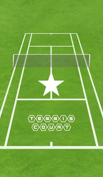 [LINE着せ替え] Tennis court Green★の画像1