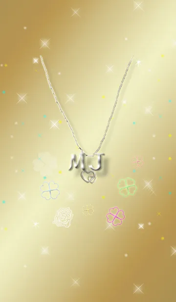 [LINE着せ替え] イニシャル M＆J(運気を上げる着せ替え)の画像1