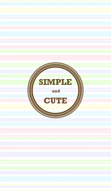 [LINE着せ替え] シンプルにかわいいの画像1