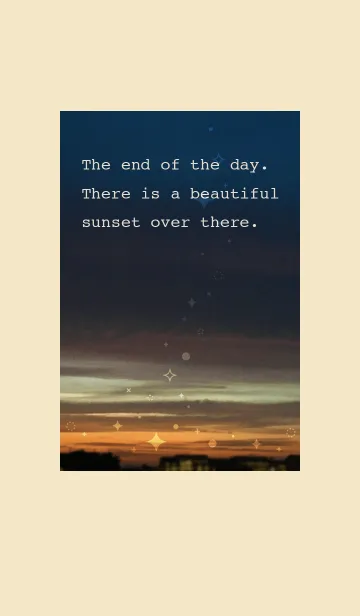 [LINE着せ替え] 1日の終わりの画像1