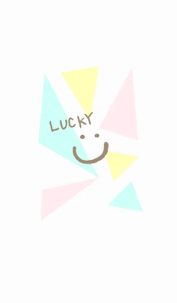 [LINE着せ替え] 三角-スマイル15-の画像1