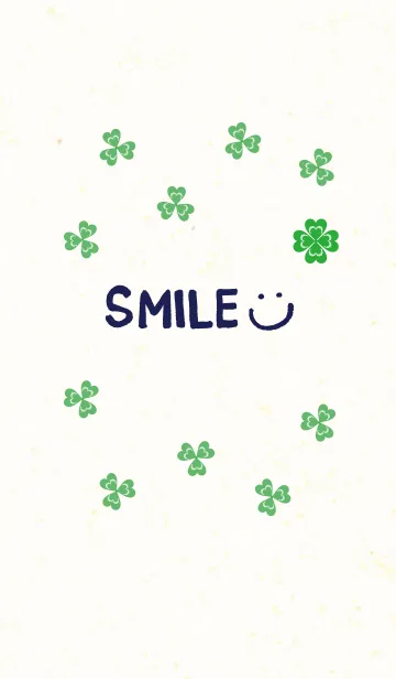 [LINE着せ替え] 幸運のクローバー-スマイル13-の画像1