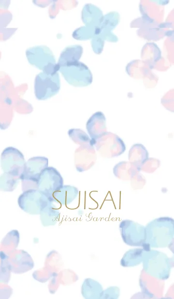 [LINE着せ替え] SUISAI Ajisai Gardenの画像1