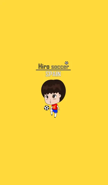 [LINE着せ替え] Hiro サッカー Spainの画像1