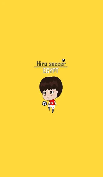 Hiro サッカー EgyptのLINE着せ替え