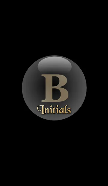 [LINE着せ替え] Good fortune Initials 8 "B"(j)の画像1