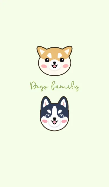 [LINE着せ替え] Dogs familyの画像1