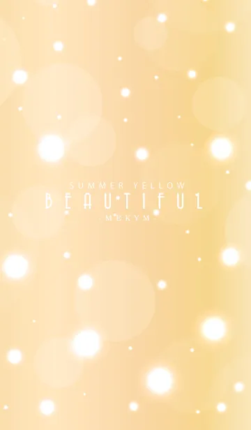 [LINE着せ替え] BEAUTIFUL -SUMMER YELLOW-の画像1