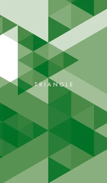 [LINE着せ替え] triangle deep greenの画像1