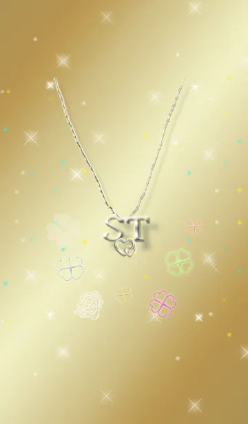 [LINE着せ替え] イニシャル S＆T(運気を上げる着せ替え)の画像1