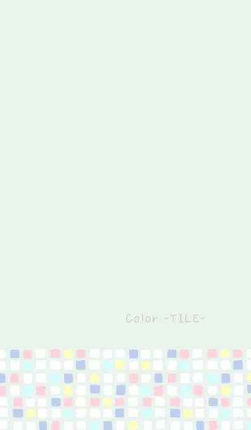 [LINE着せ替え] Color -TILE- 47 -Summer Style-の画像1
