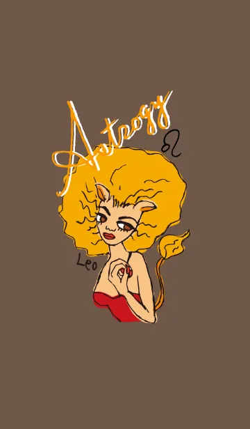 [LINE着せ替え] 星占い：獅子座（夏の星座）の画像1