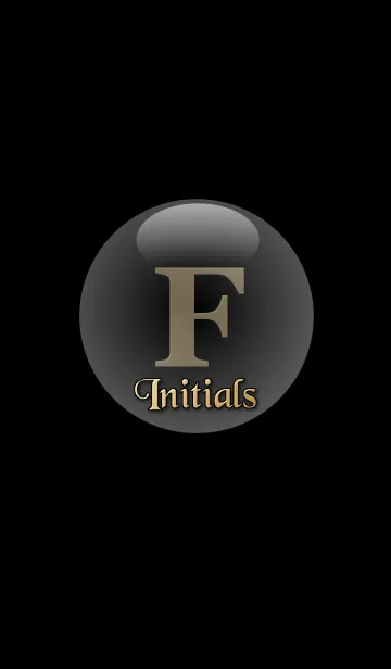 [LINE着せ替え] Good fortune Initials 8 "F"(j)の画像1