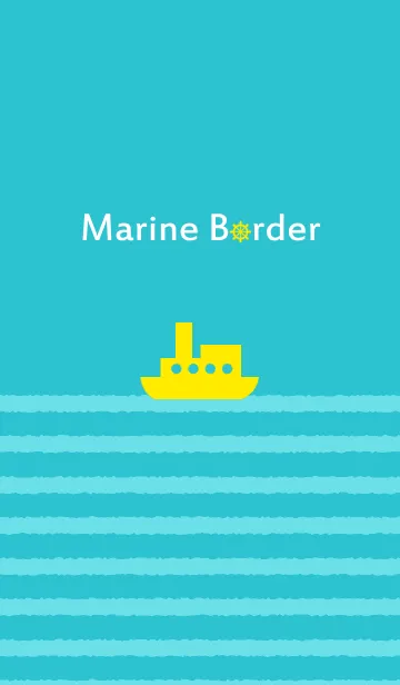 Marine Border[Blue Green]＠SUMMERの着せ替えメイン画像