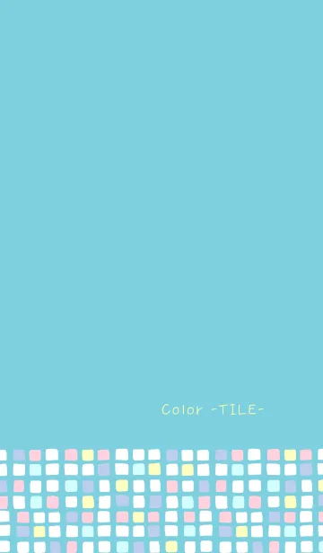 [LINE着せ替え] Color -TILE- 49 -Summer Style-の画像1