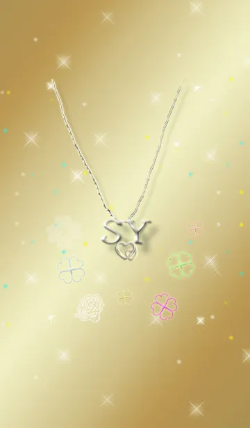 [LINE着せ替え] イニシャル S＆Y(運気を上げる着せ替え)の画像1