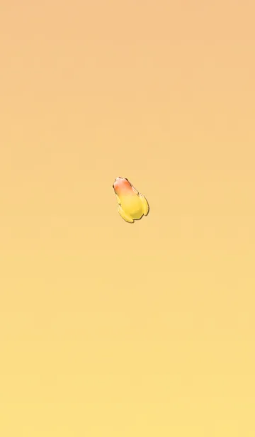 [LINE着せ替え] ワンポイント雨蛙オレンジの画像1