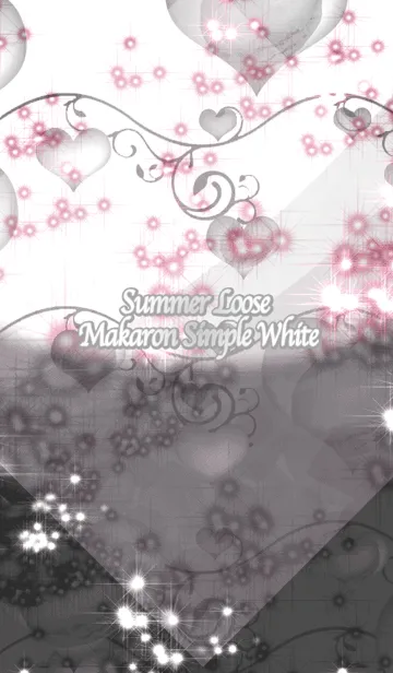 [LINE着せ替え] 夏のゆるふわマカロンシンプルホワイトの画像1