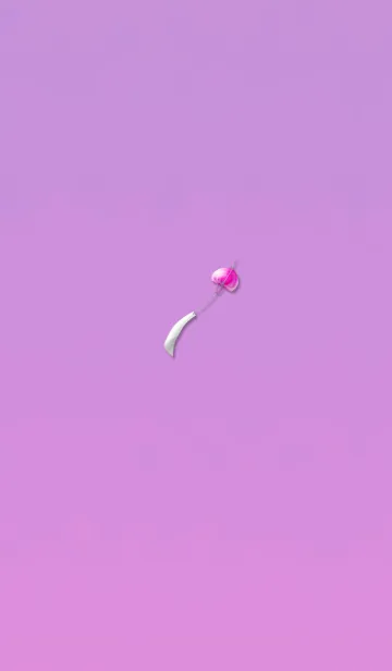 [LINE着せ替え] 涼しげな風鈴ピンクの画像1