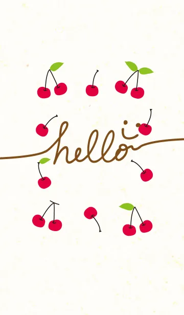 [LINE着せ替え] さくらんぼ-スマイル5-の画像1