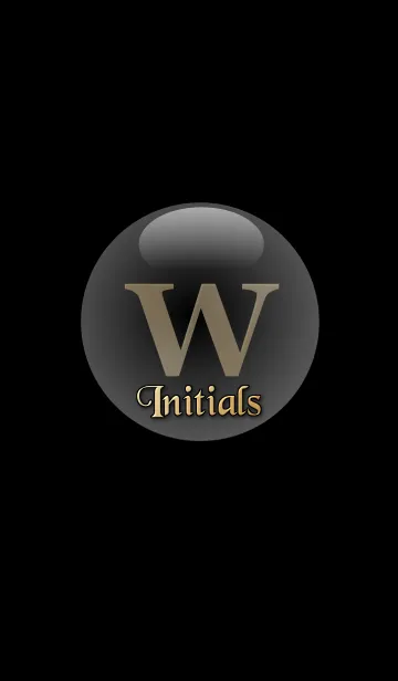 [LINE着せ替え] Good fortune Initials 8 "W"(j)の画像1